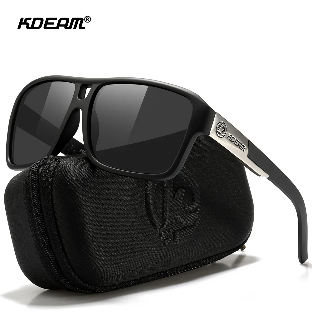 KDEAM Polarized Square Sunglasses for Men