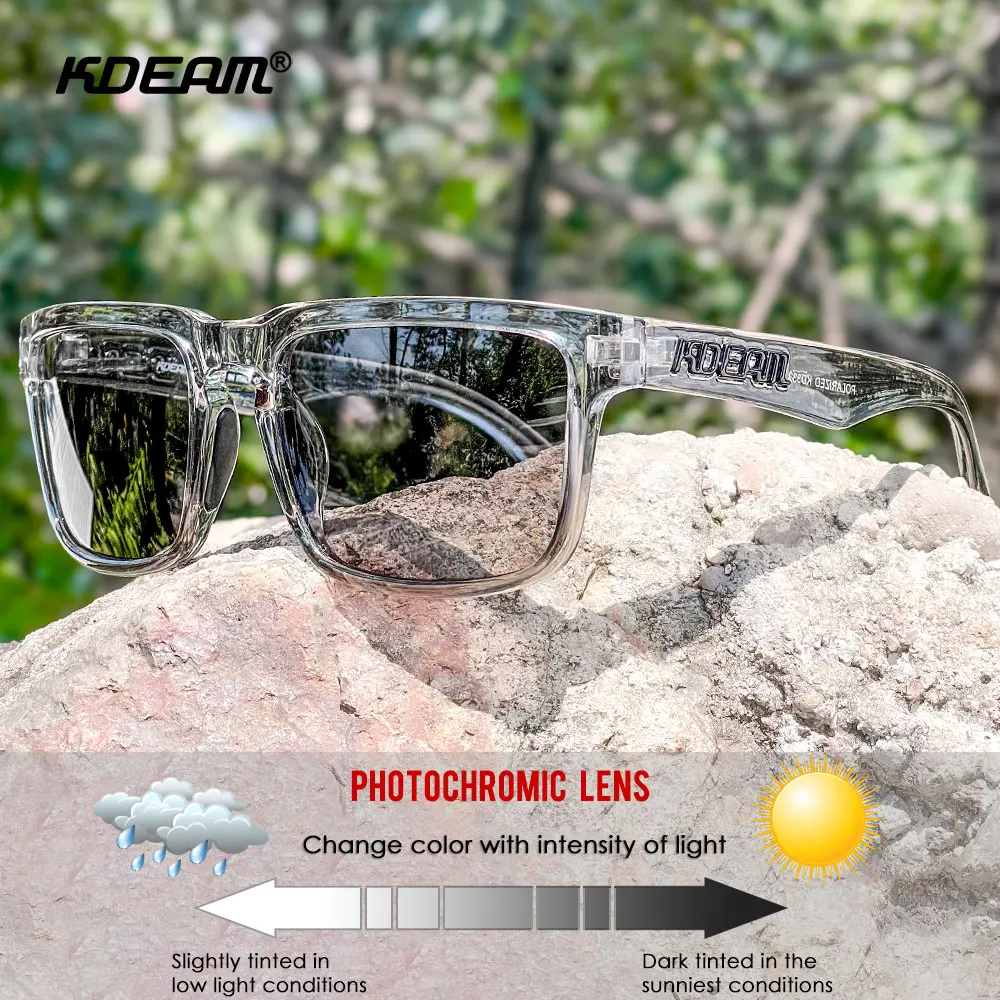 Photochromic Polarized Sunglasses for Men & Women