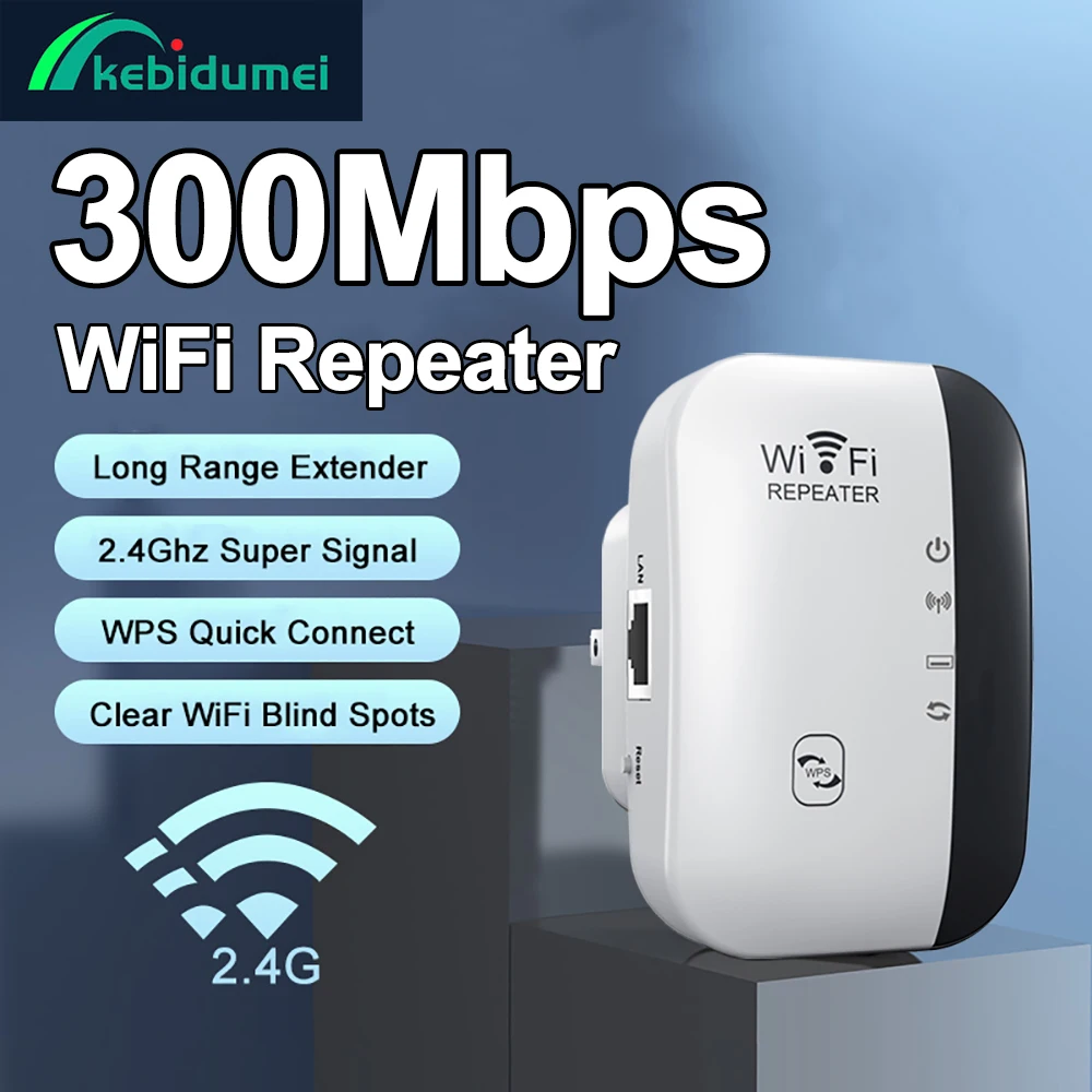 مكرر واي فاي Kebidumei 300Mbps