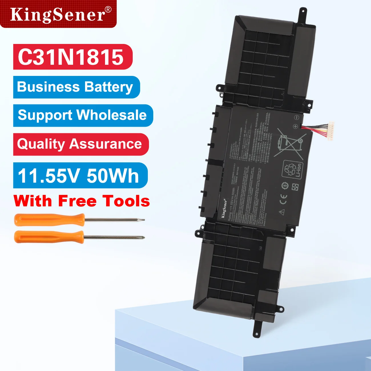 بطارية كمبيوتر محمول KingSener لطرازات Asus