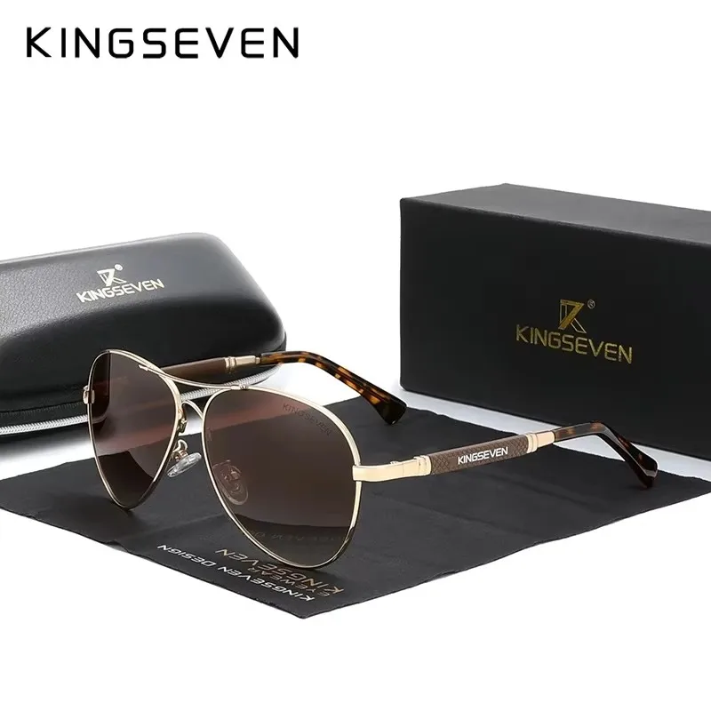 KINGSEVEN Polarized Titanium Alloy Sunglasses