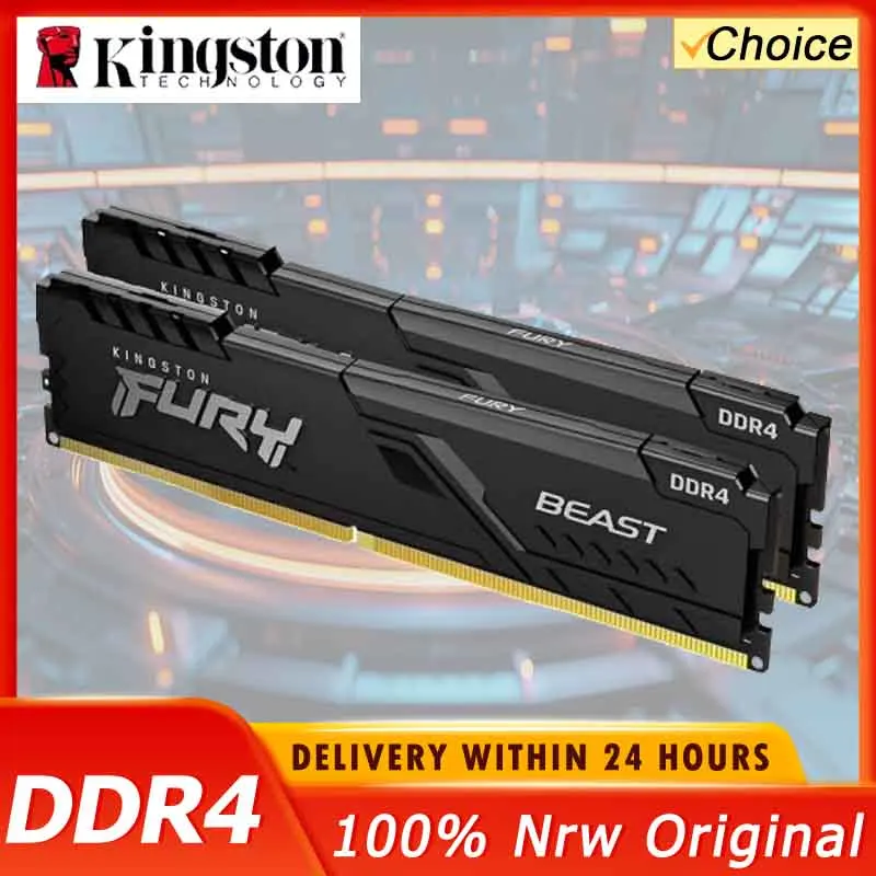 ذاكرة Kingston FURY Beast DDR4 عالية الأداء
