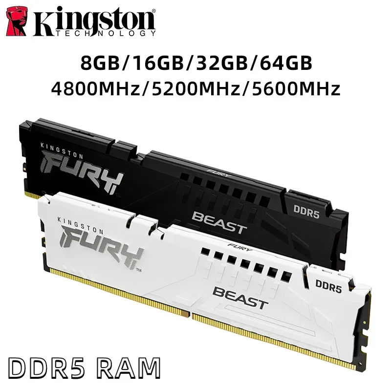 ذاكرة Kingston FURY Beast DDR5 للكمبيوتر