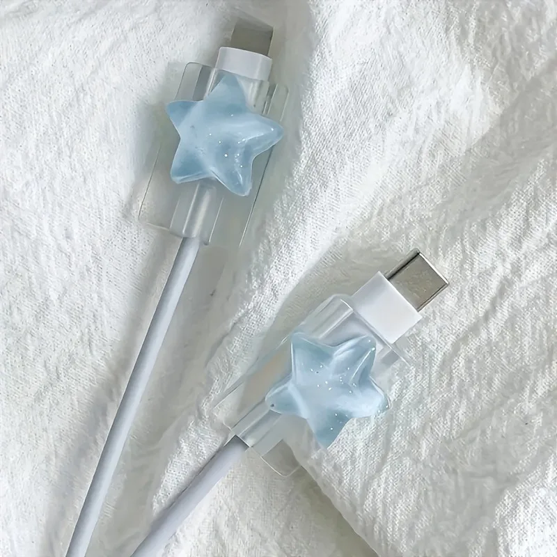 Cute 3D Ocean Star Charger Protector