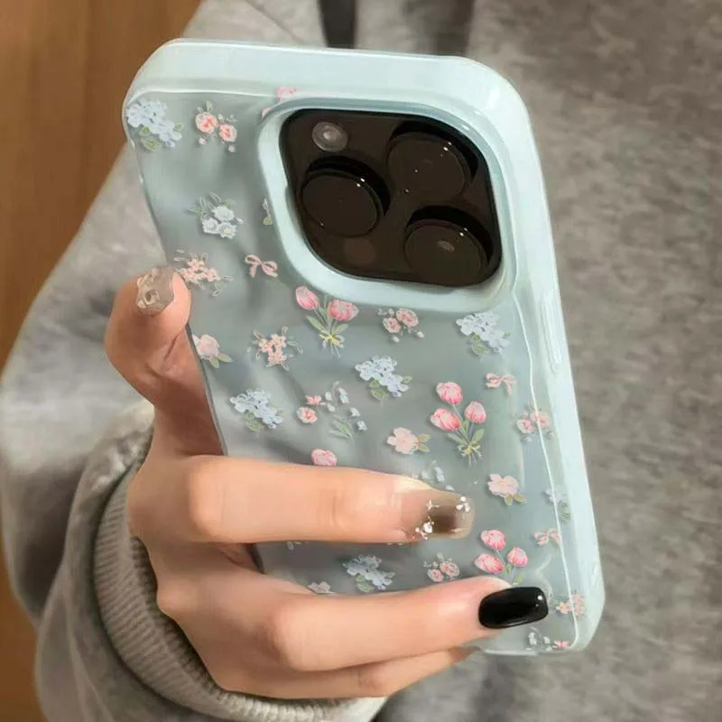 Cute Korean Style Flower Phone Case