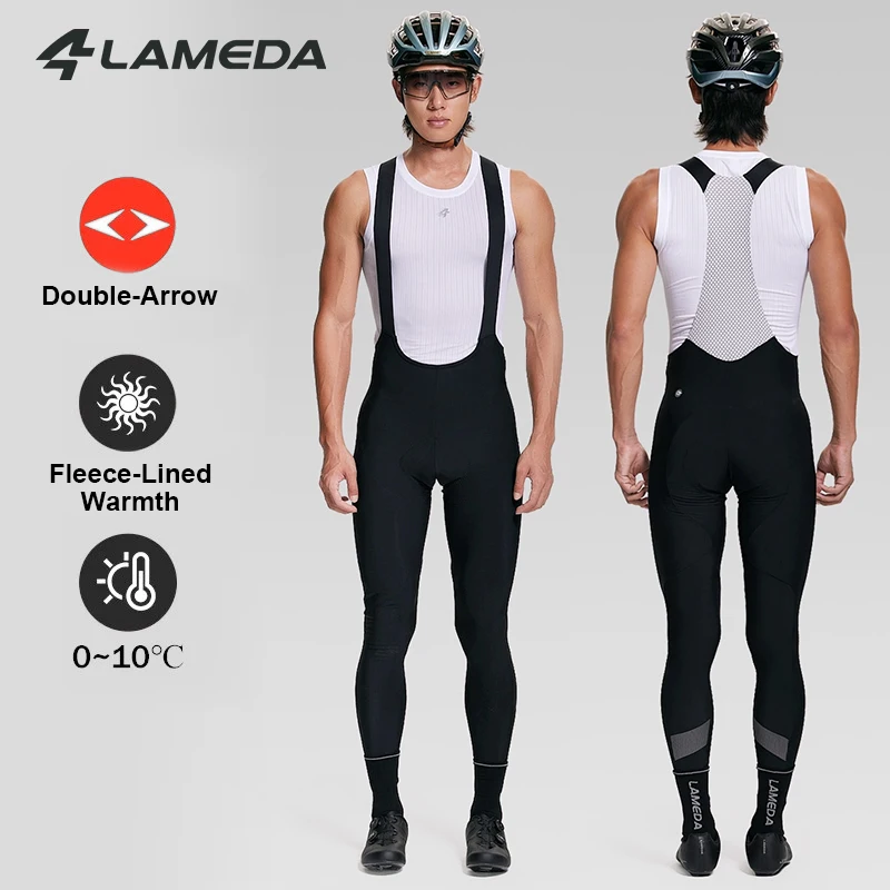 Men’s Thermal Fleece Cycling Bib Pants