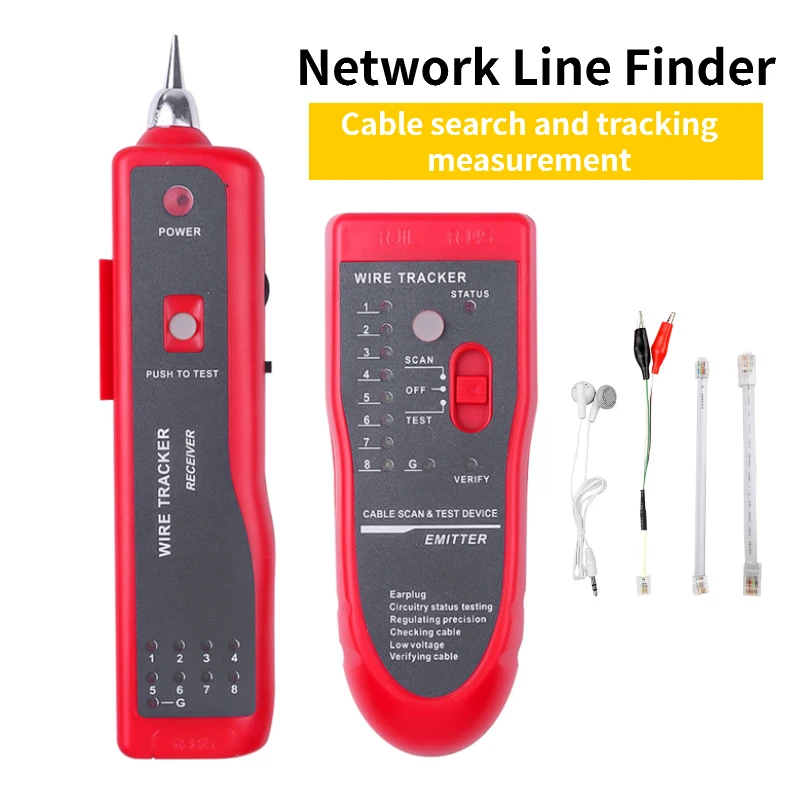 جهاز اختبار كابل شبكة LAN Cat5 Cat6