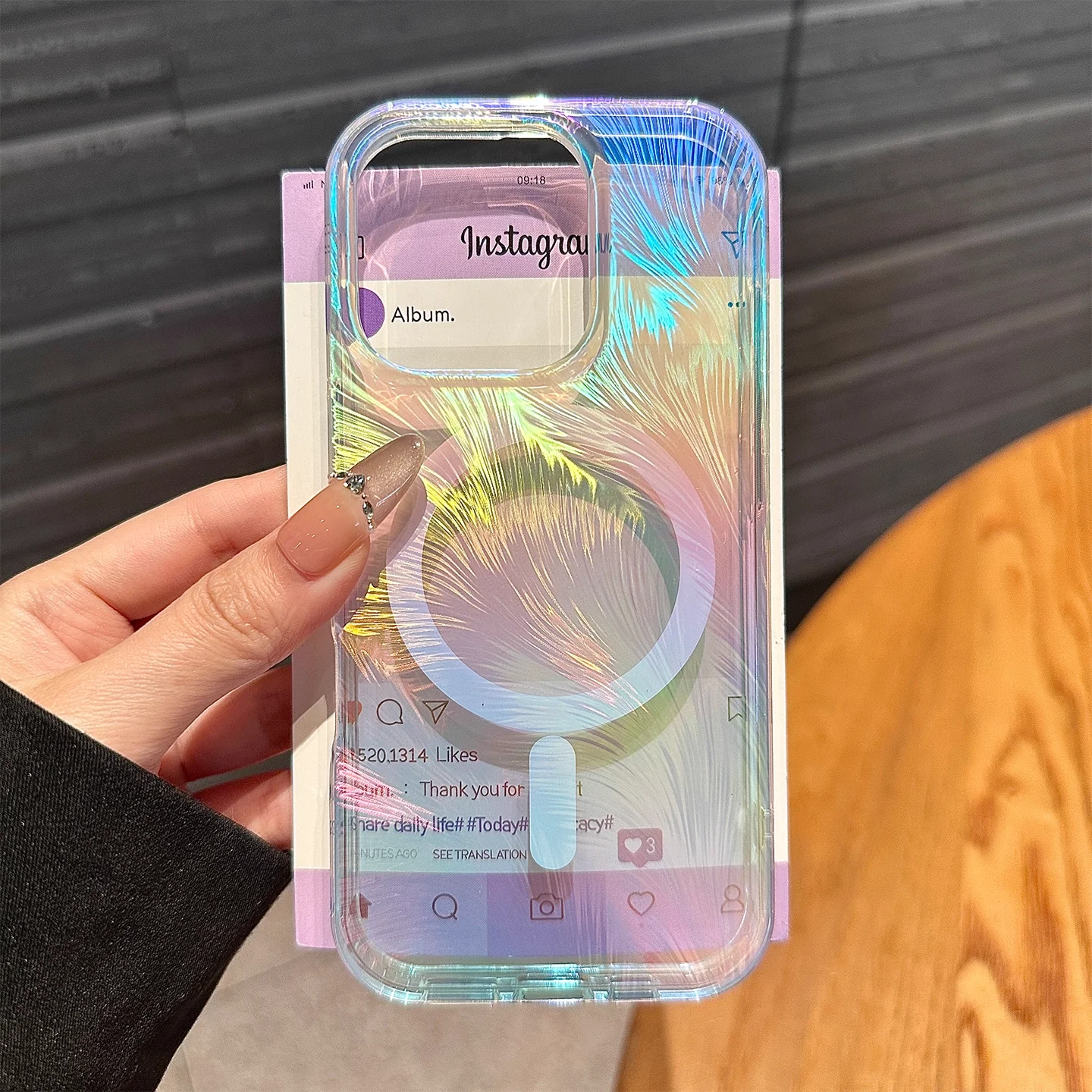 Luxury Laser Gradient Phone Case for iPhone
