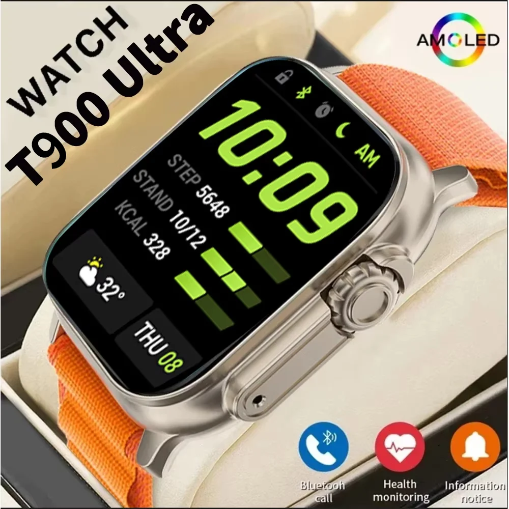 LAXASFIT Bluetooth Smartwatch with Heart Rate Monitor