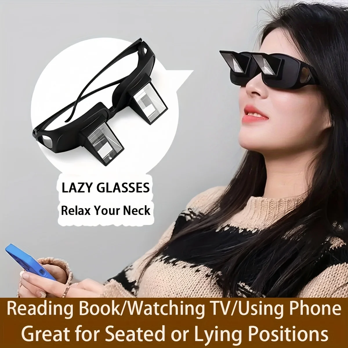 Lazy Glasses for Reading in Bed