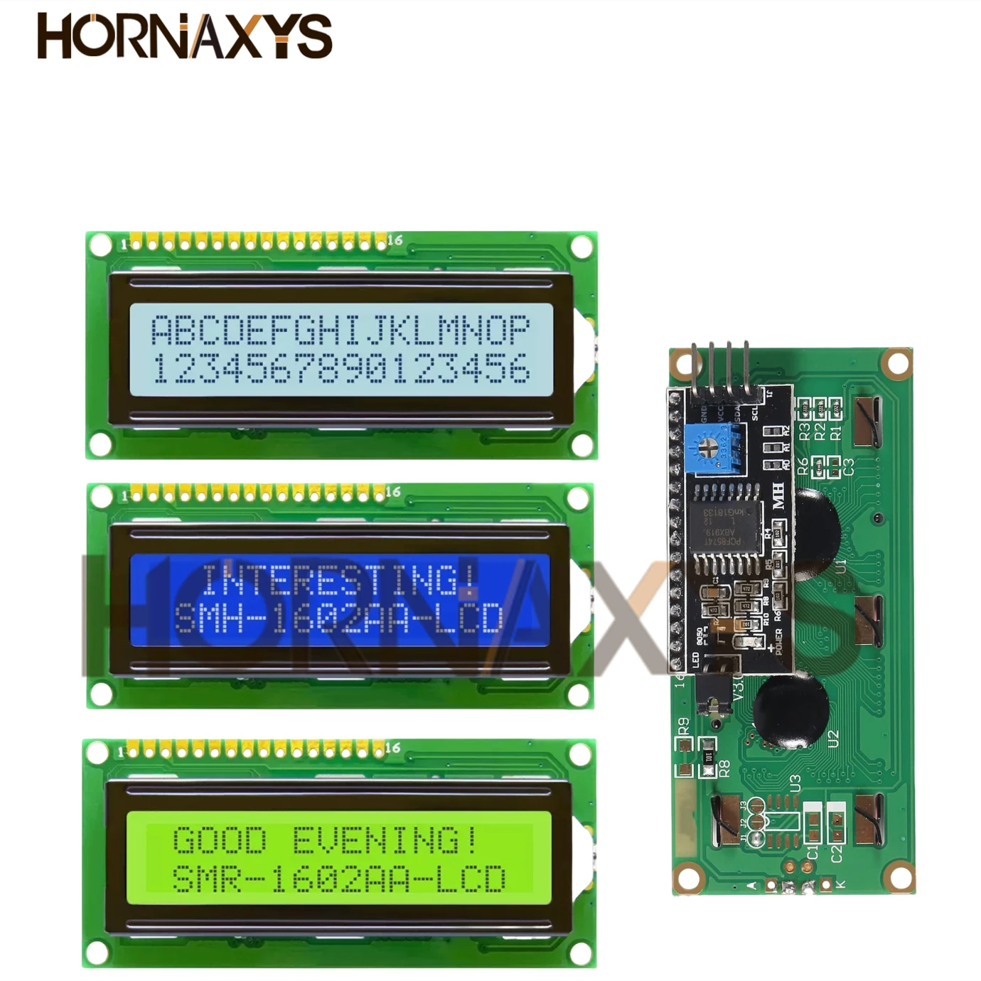 شاشة LCD 16×2 مع واجهة I2C