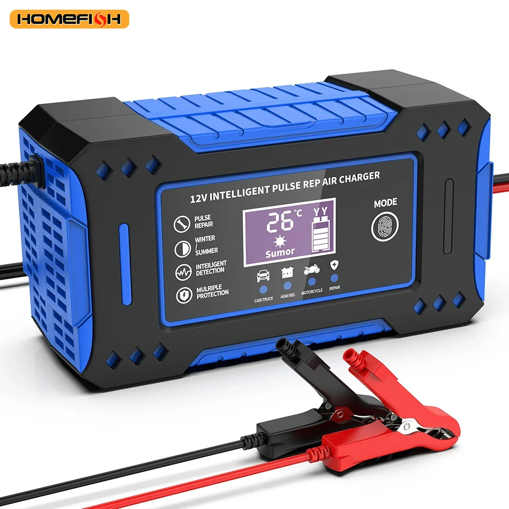 شاحن بطارية ذكي 6A 12V