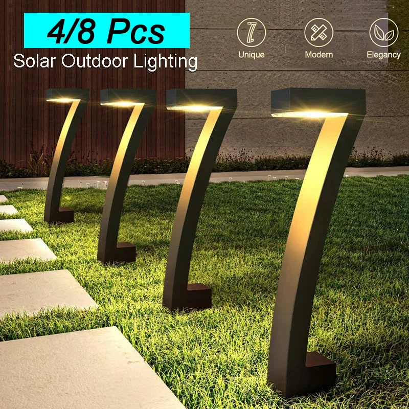 أضواء حديقة LED بالطاقة الشمسية