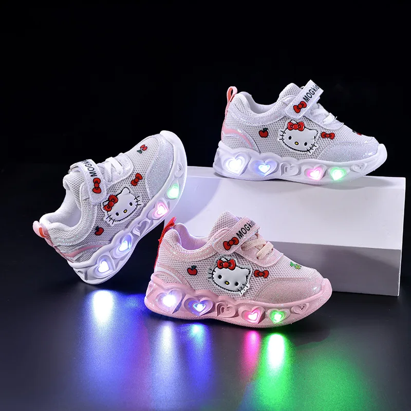 أحذية سانريو LED للأطفال للفتيات