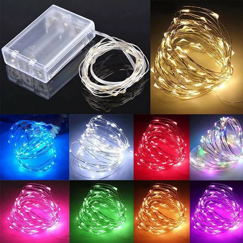 سلسلة أضواء LED نحاسية للجنية