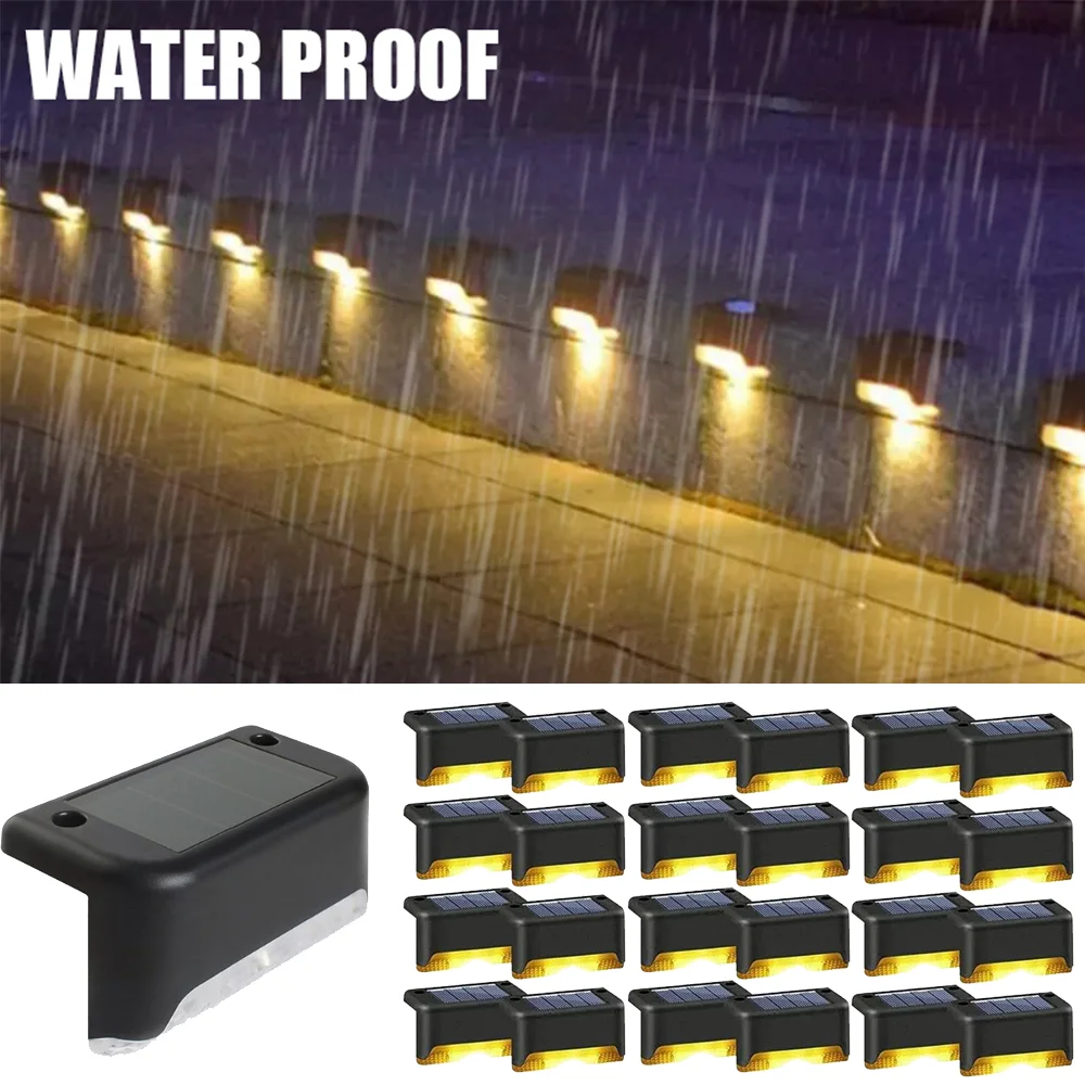 مصباح LED شمسي دافئ للحدائق
