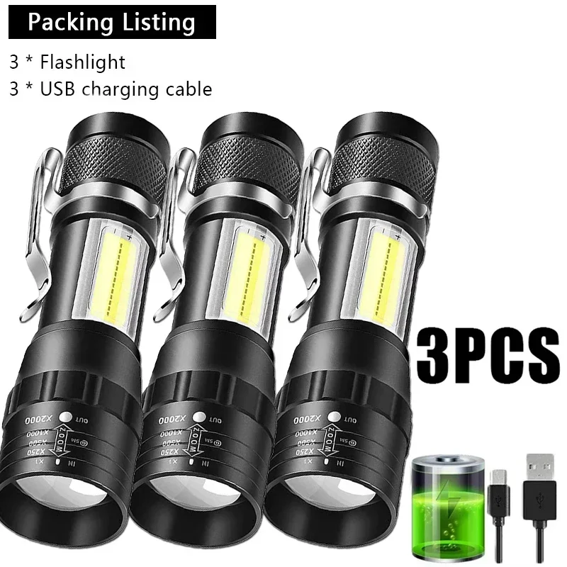 مصباح يدوي LED مقاوم للماء