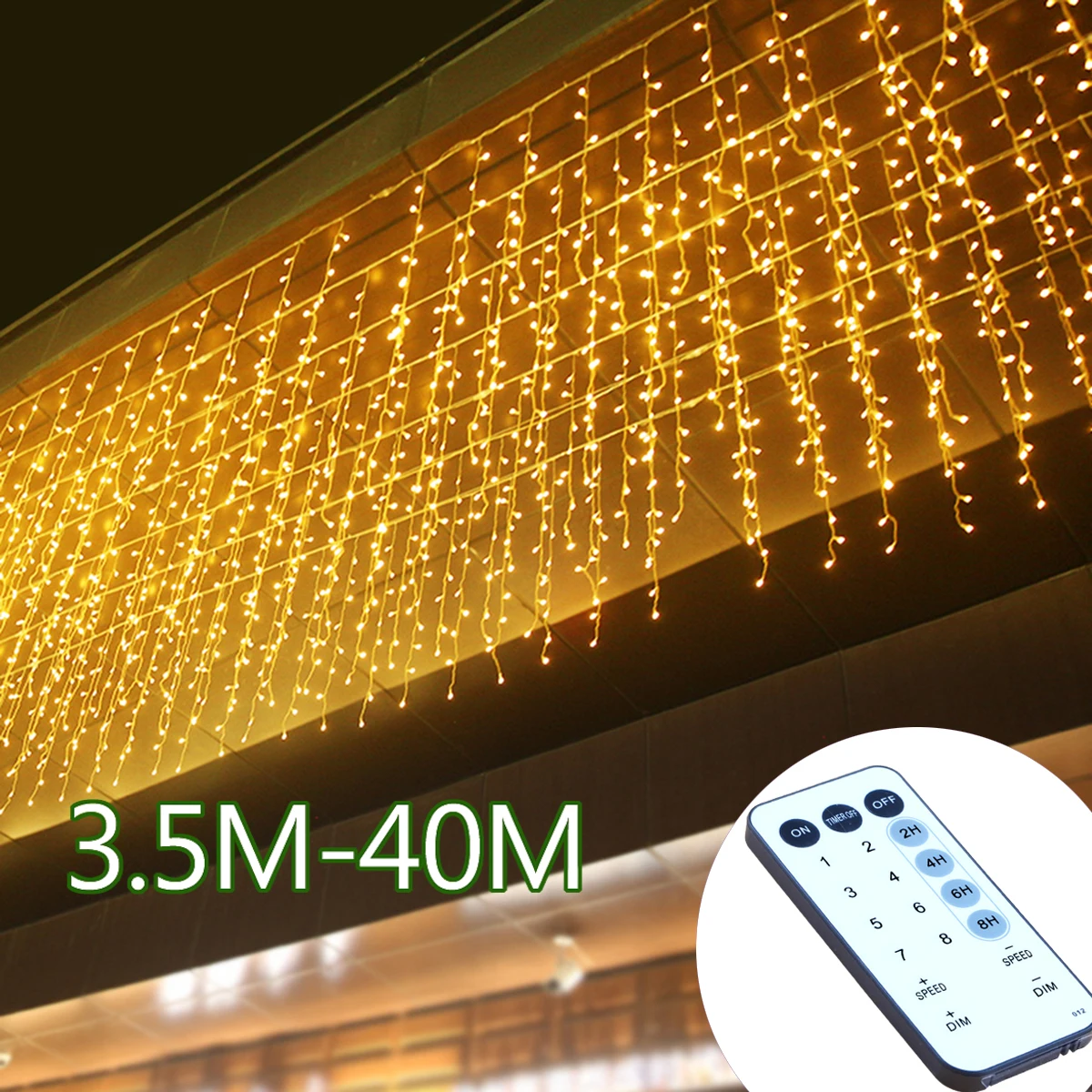أضواء جليد LED للحدائق والمناسبات