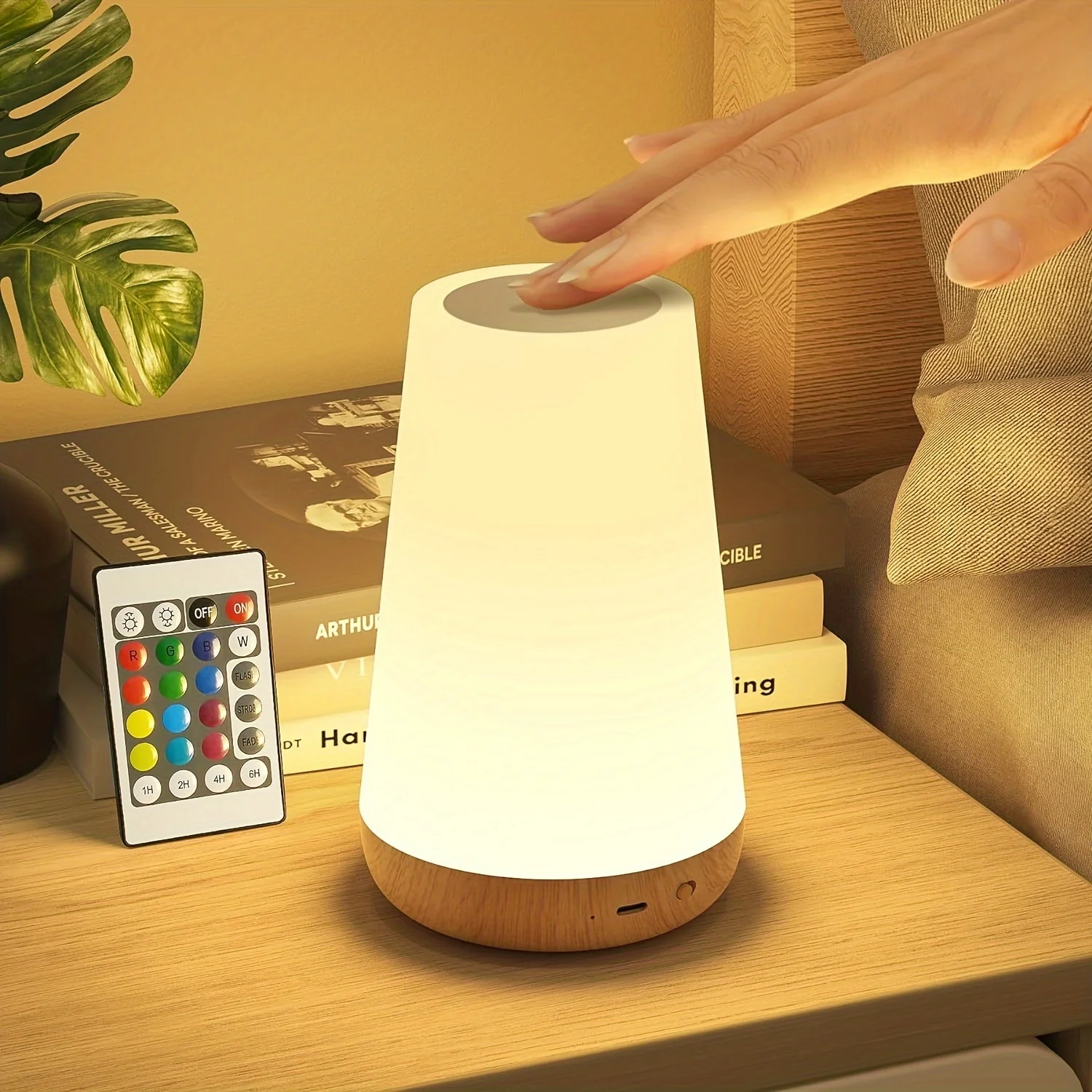 مصباح LED ليتغير لونه عن بعد