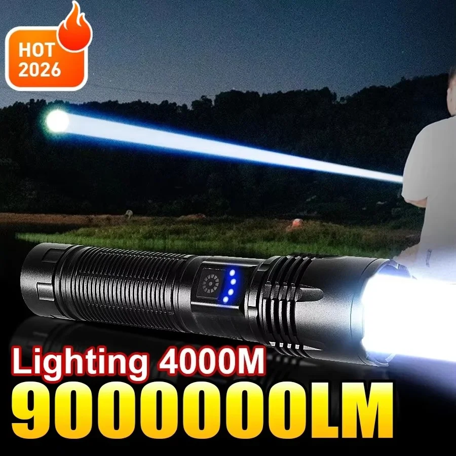 مصباح يدوي LED عالي الطاقة للتخييم