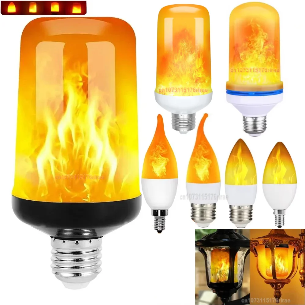 مصباح LED لمحاكاة أضواء اللهب