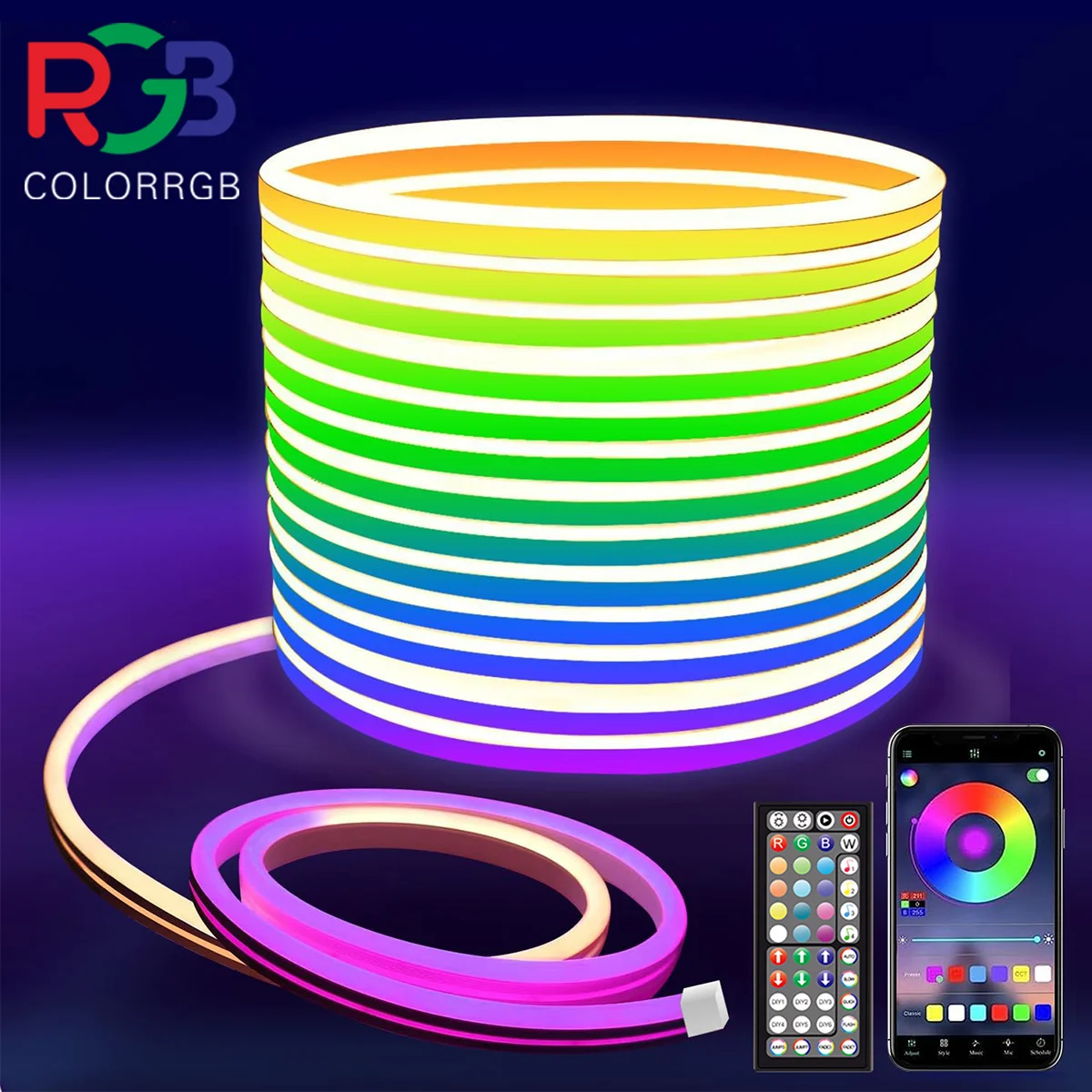 شريط ضوء النيون LED لتزيين المنزل