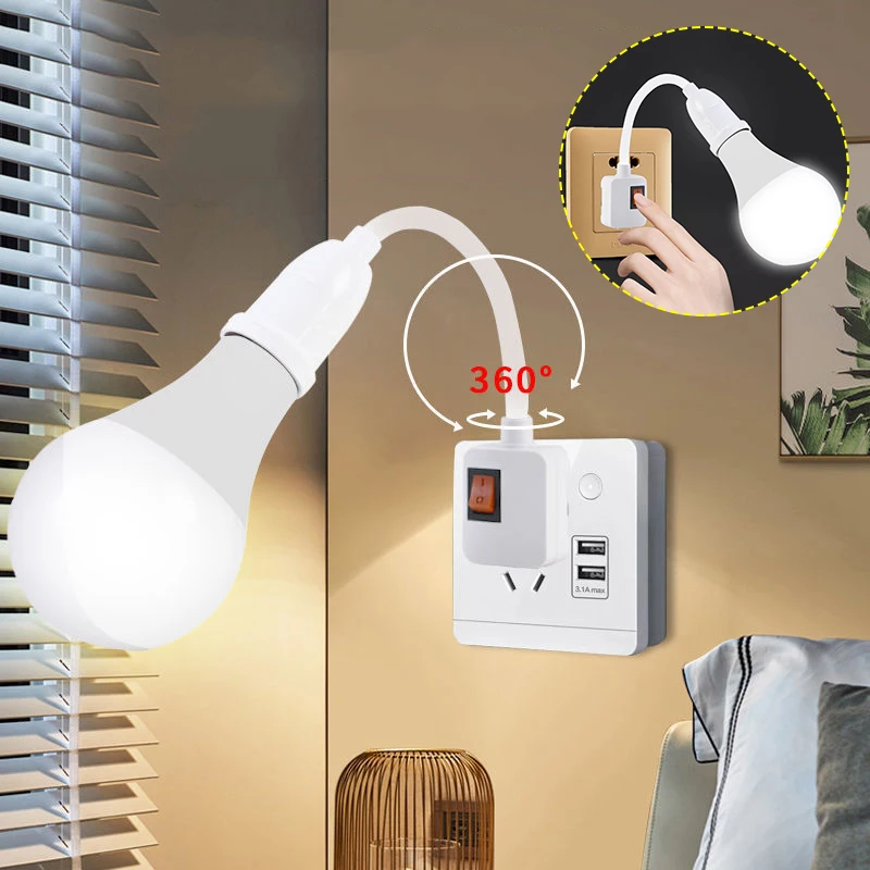 مصباح LED موفر للطاقة بتصميم أنيق
