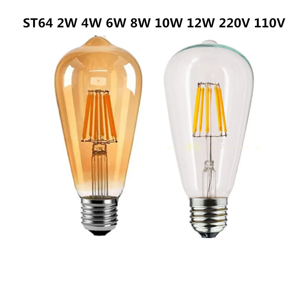 مصابيح LED خيوط اديسون الذهبية