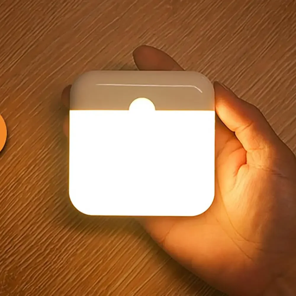 ضوء ليلي LED لاسلكي للشحن