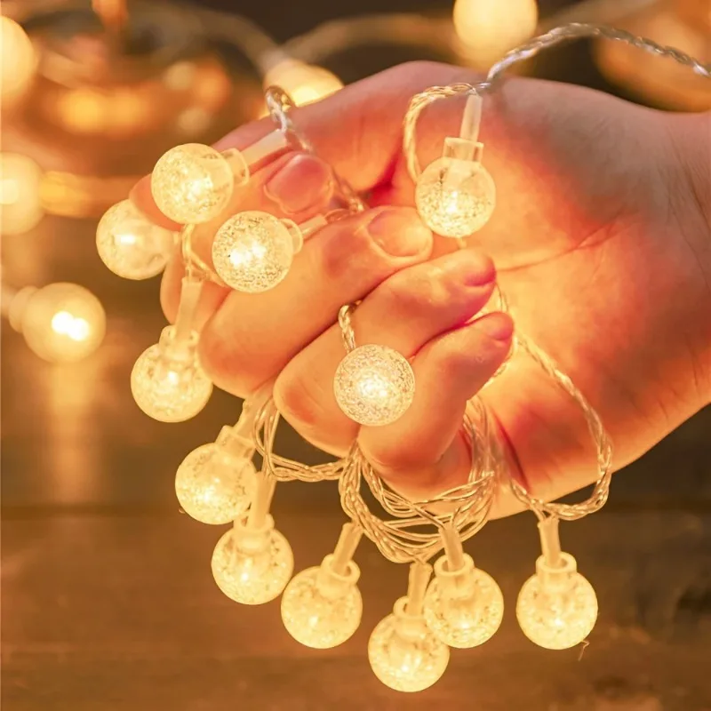 أضواء LED فقاعات ذهبية مضيئة