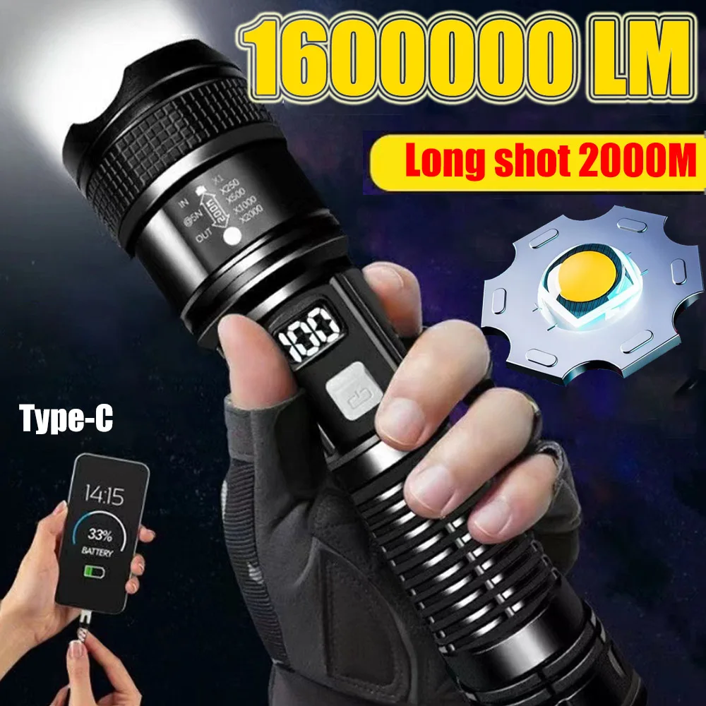 مصباح LED فائق السطوع مع USB