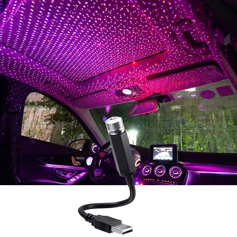 Car Ceiling Star Night Light Projector