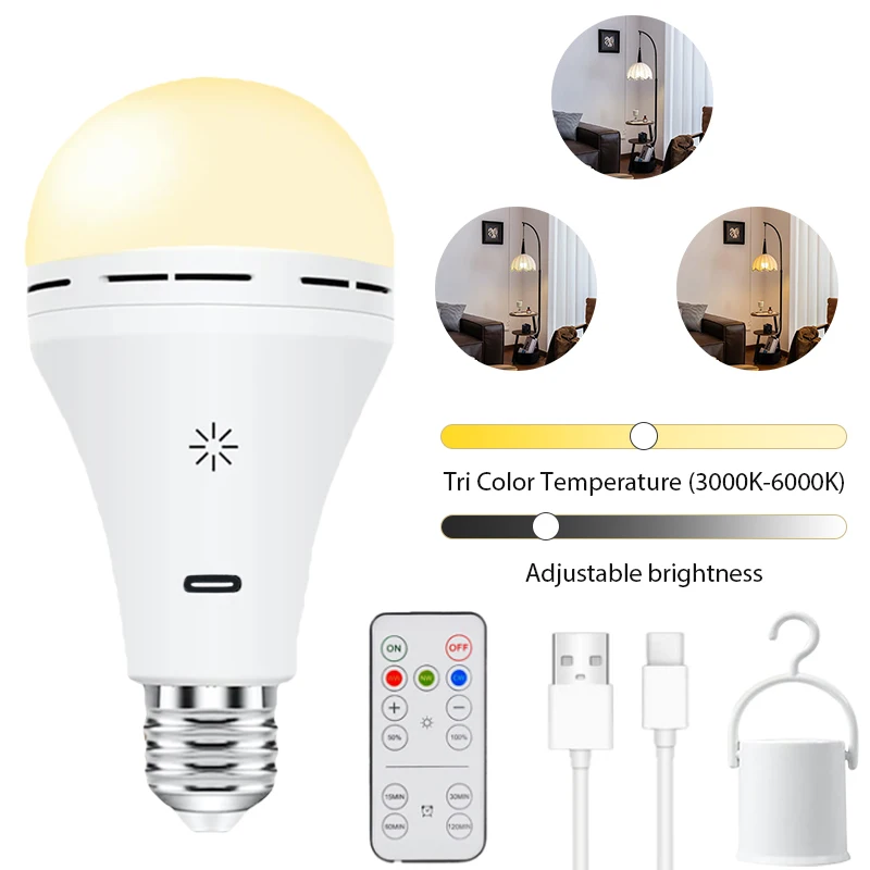 مصباح LED متعدد الألوان مع تحكم عن بعد