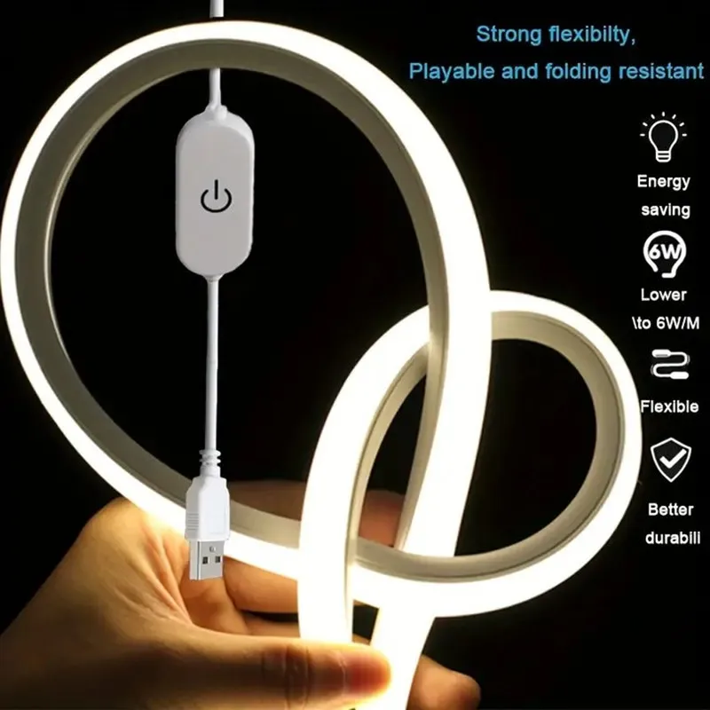 شريط ضوء النيون LED مقاوم للماء