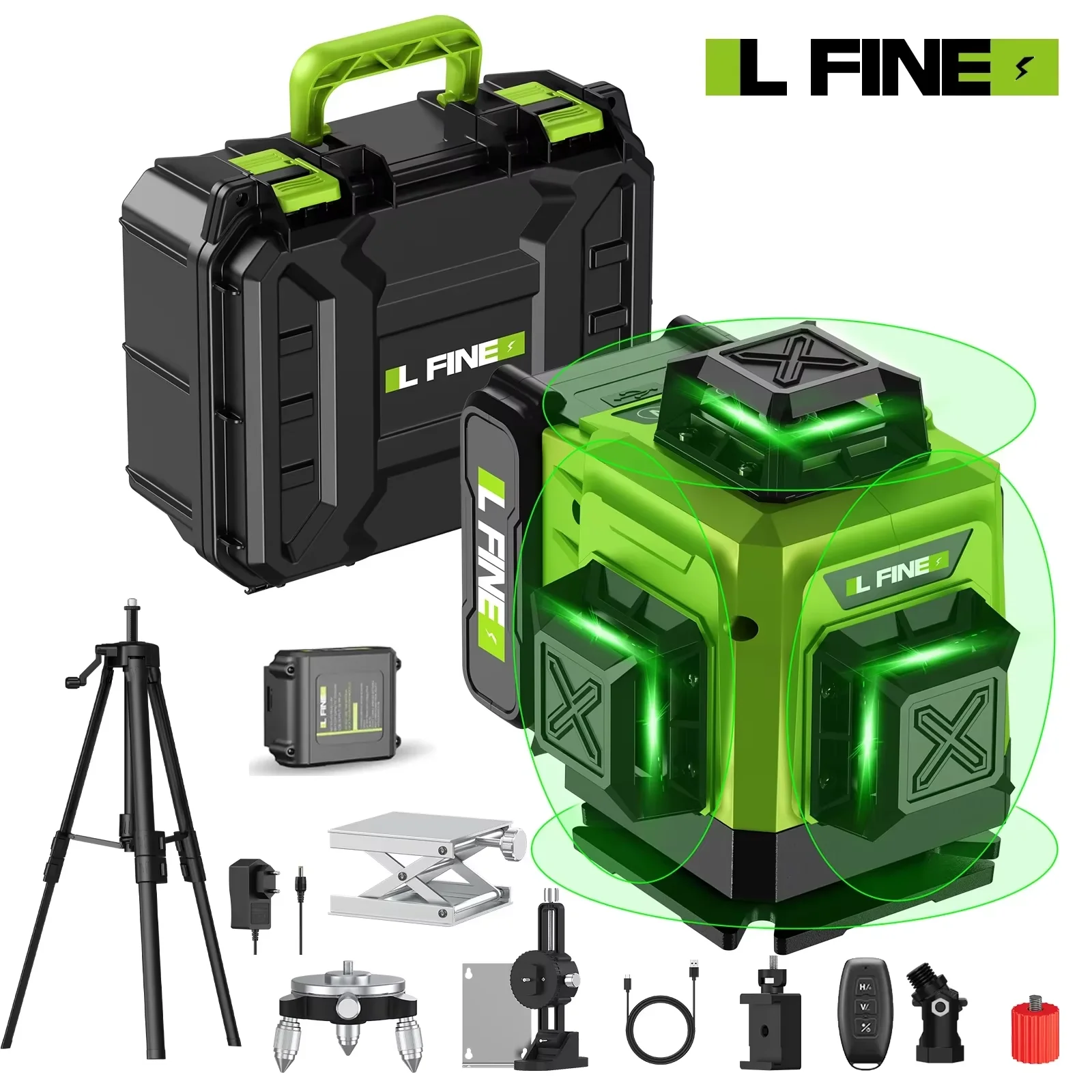 مستوى الليزر Lfine2/4D16 ذاتي التسوية