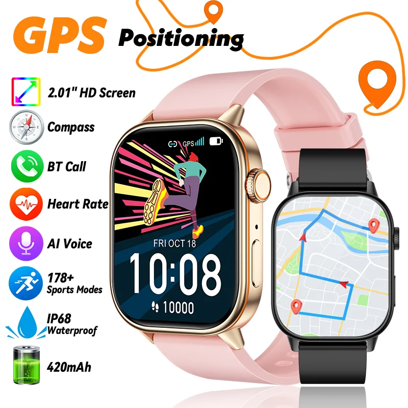 LIGE 2026 Waterproof Smartwatch for Android and iOS