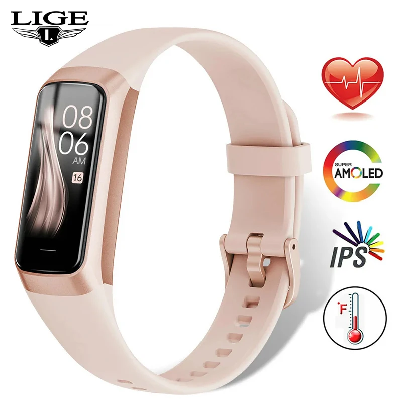 ساعة LIGE الذكية للنساء للمراقبة الصحية