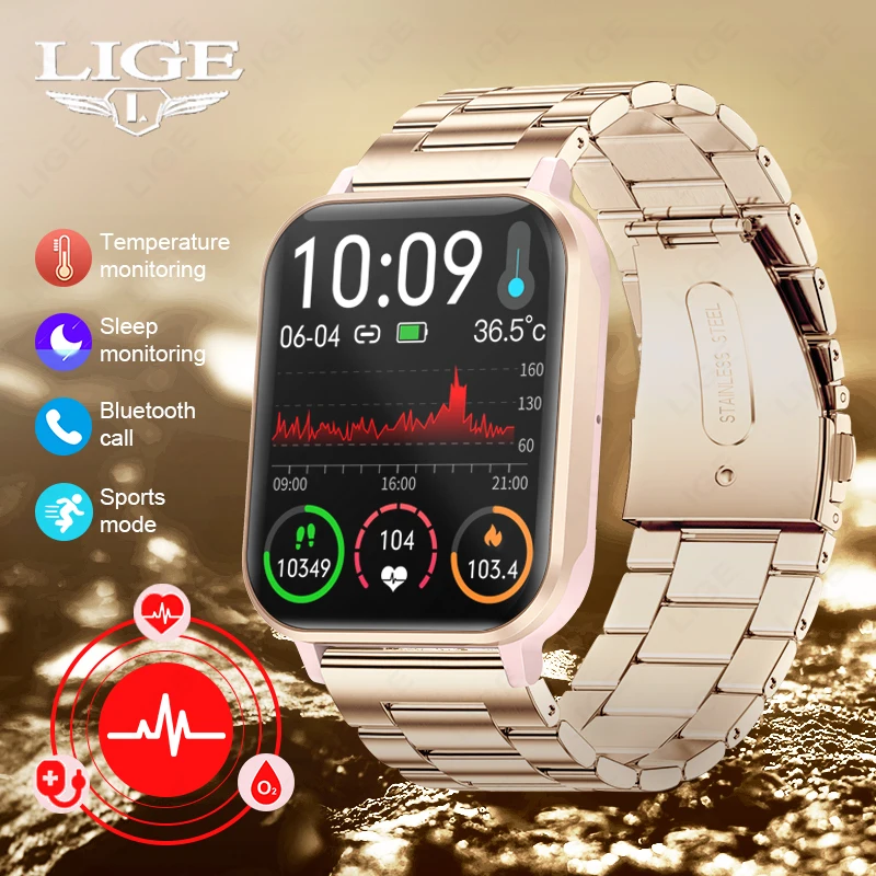LIGE Men’s Waterproof Smart Health Watch