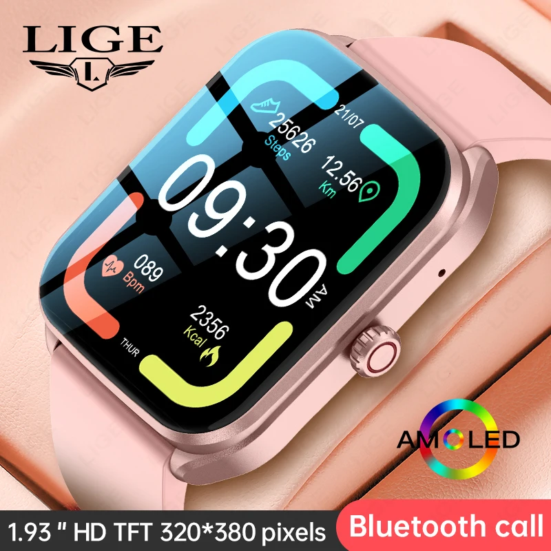 LIGE GPS Smart Watch for Fitness Trackers