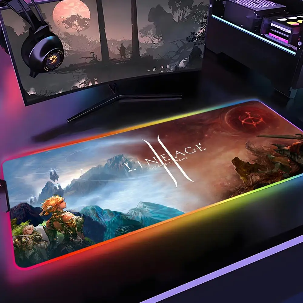 لوحة ماوس للألعاب بإضاءة RGB