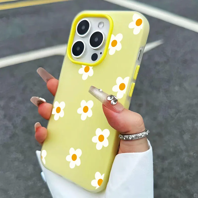 Little Orange Blossom iPhone Case 2 in 1
