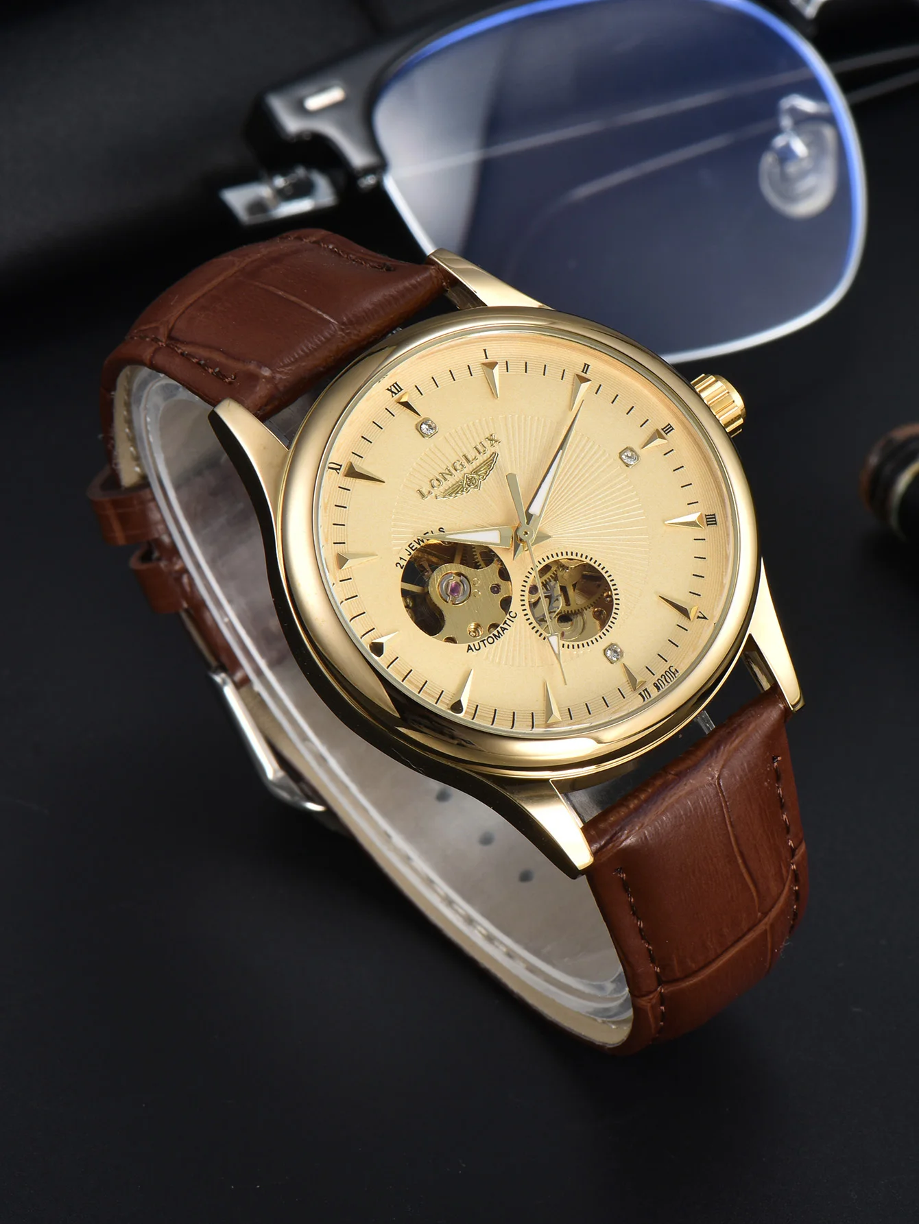 ساعة LONGLUX أوتوماتيكية أنيقة