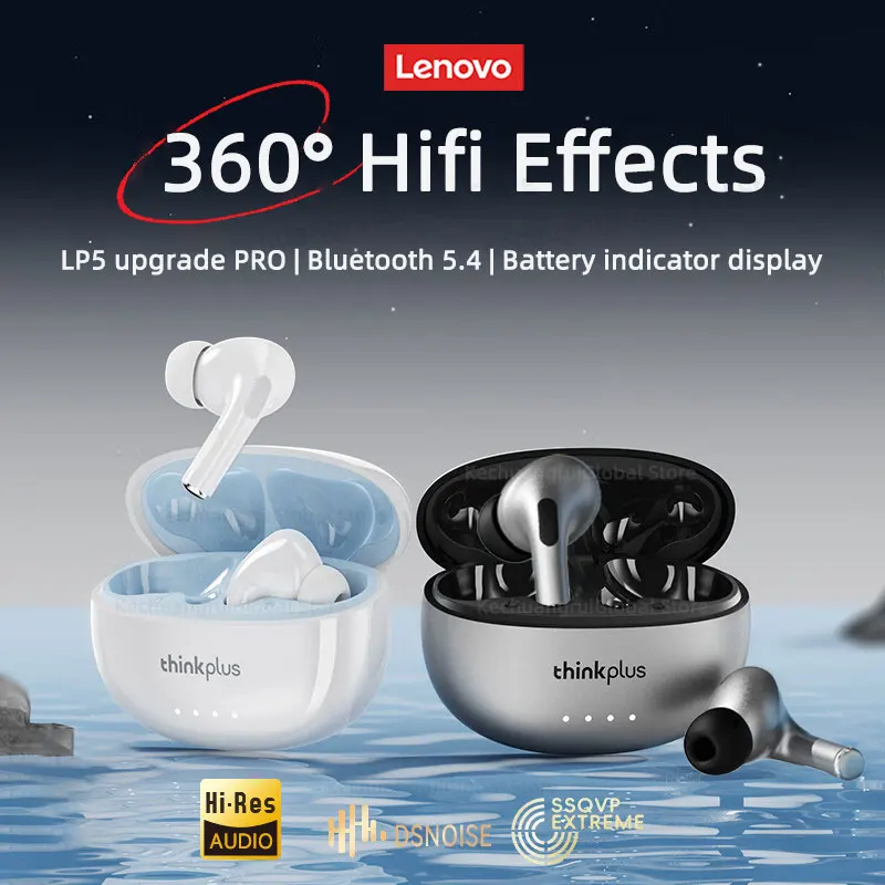 سماعة لينوفو LP5 PRO بلوتوث فائقة