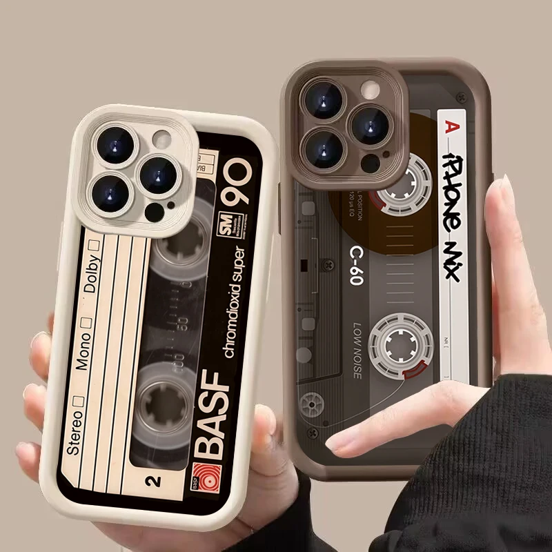 Lucky Tape Pattern Silicone Phone Case