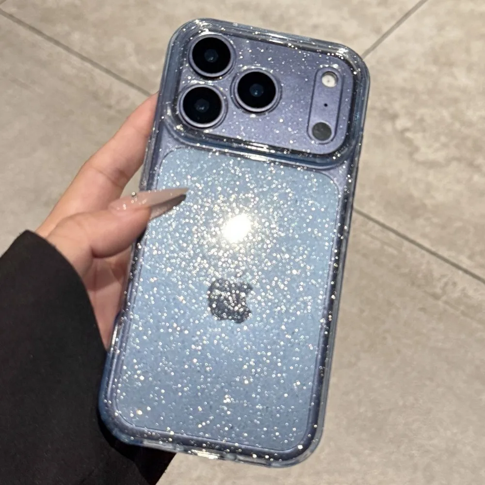 Luxury Glitter Silicone Phone Case for iPhone