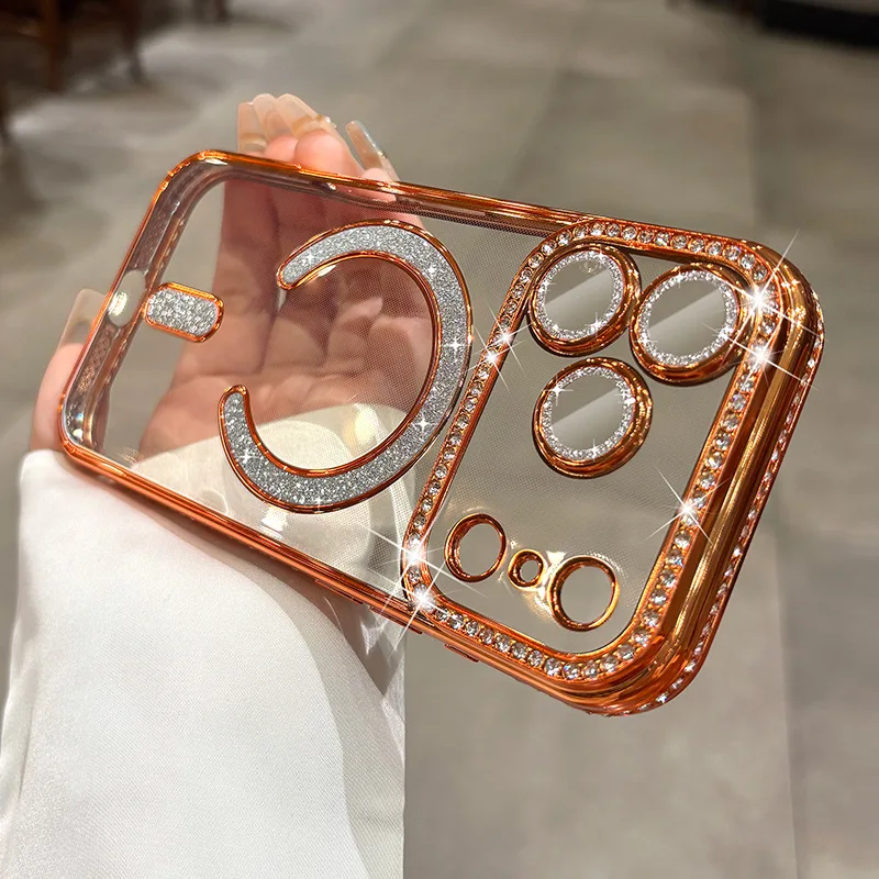 Luxury Diamond Magnetic Case for iPhone