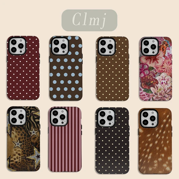 Luxury Polka Dots Phone Case for iPhone