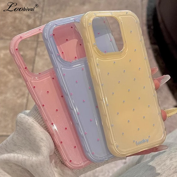 Luxury Polka Dot Case for iPhone Models