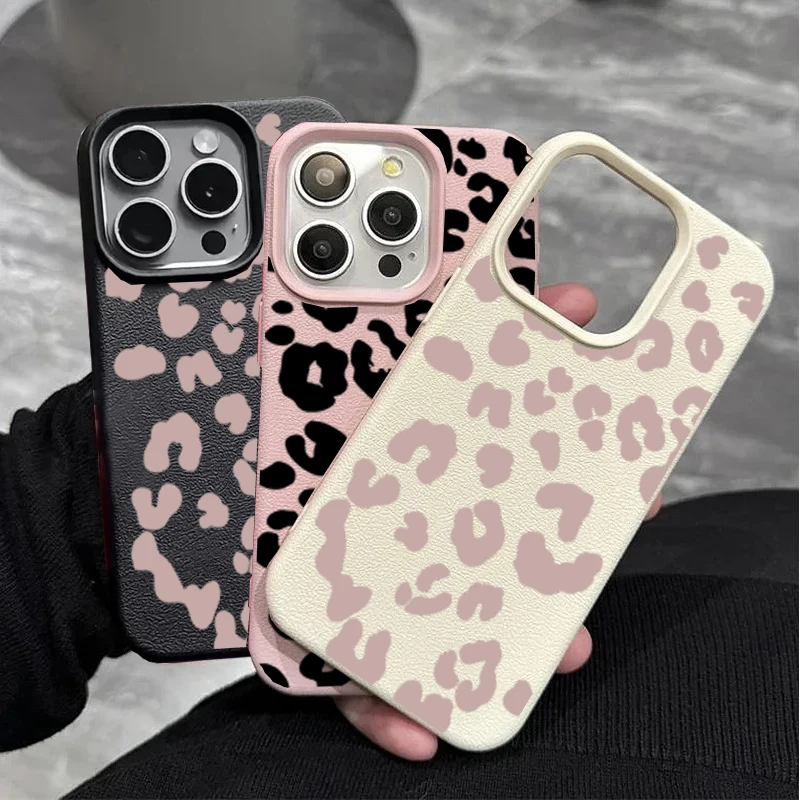Luxury Leopard PU Leather Case for Motorola