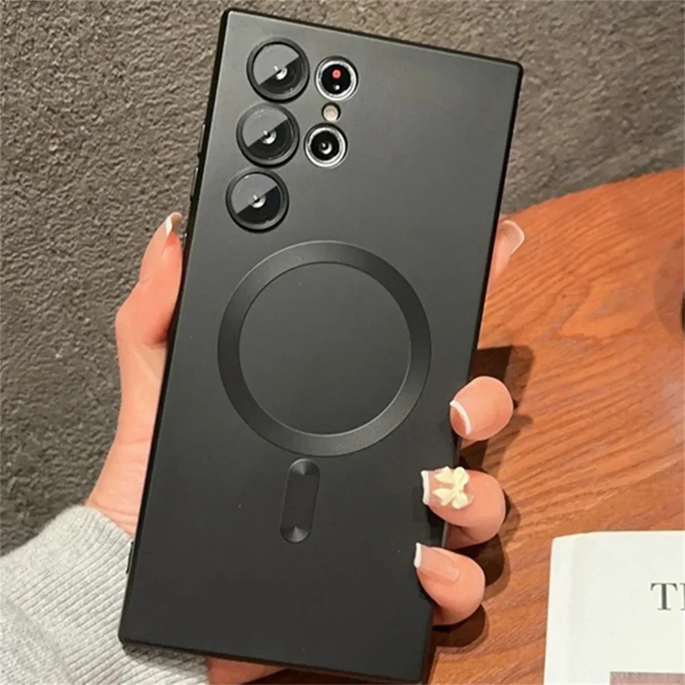 Luxury Matte Magnetic Case for Samsung